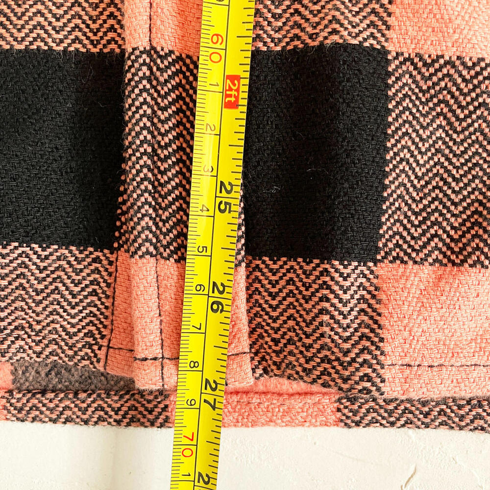 The Flat Head Men's Medium Button-Up Shirt - Pink & Black Checkered - Picture 10 of 10